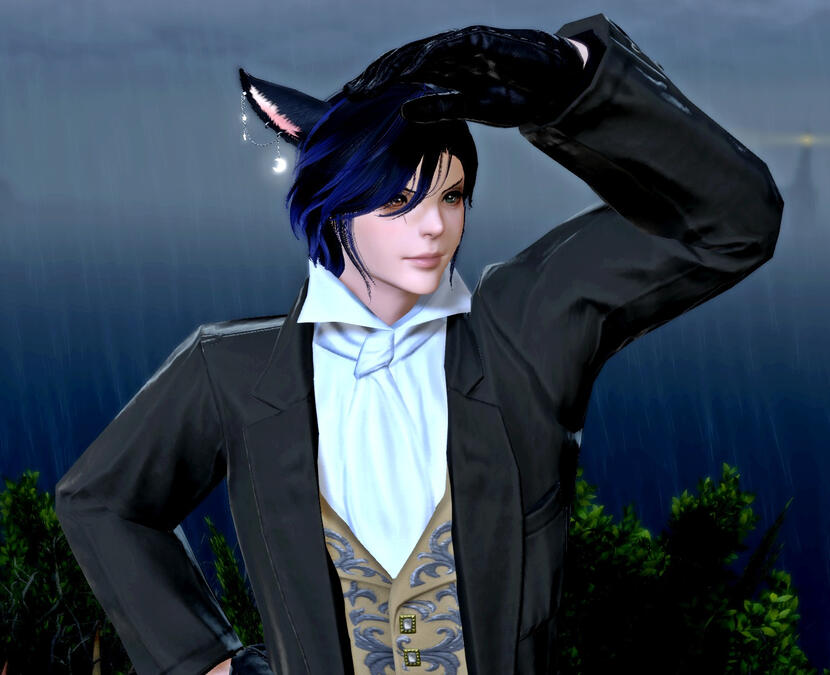 Selfie. Quta'wo's aesthetic has been described as "Bridgerton meets Bronte-sisters-male-lead." I trust this image demonstrates that.