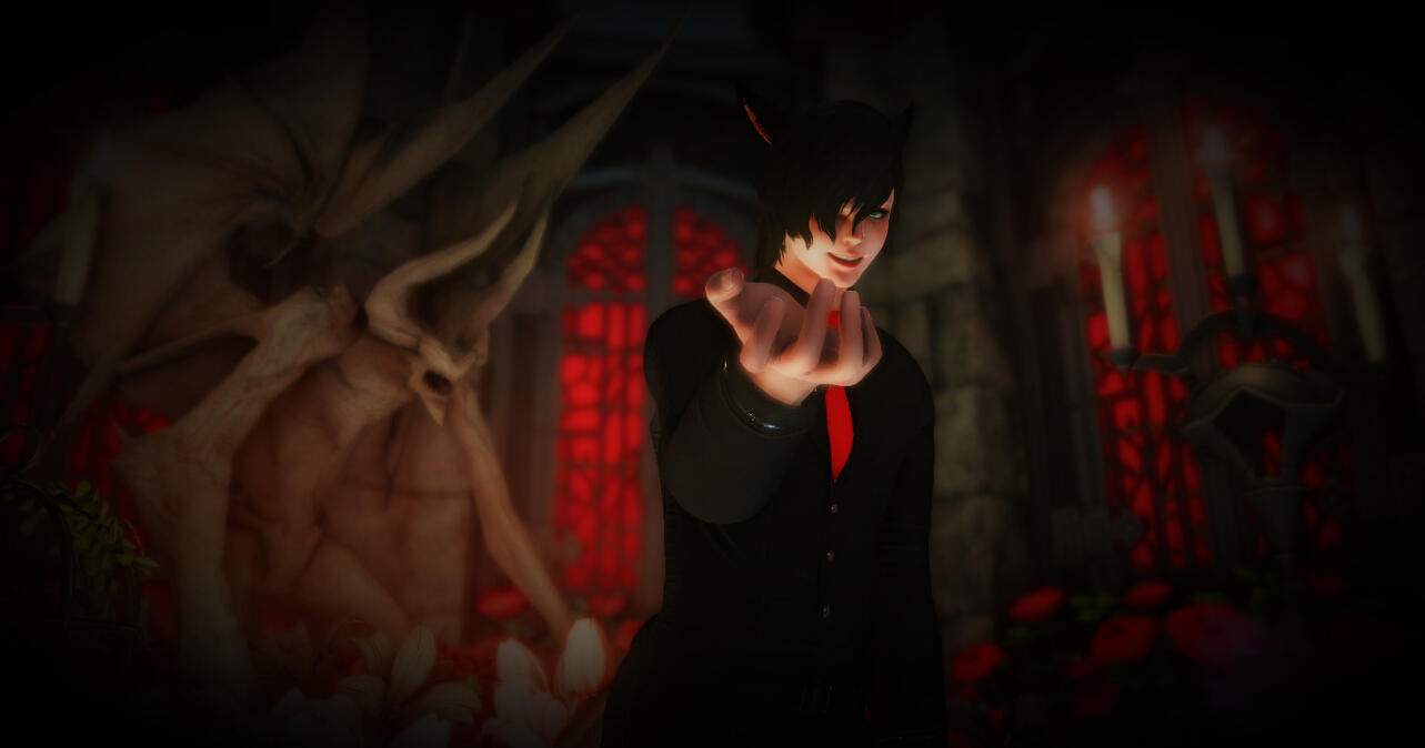 photo by Talie Jihda. It turns out that the curse that left him with two tails wasn&#39;t just cosmetic. Look up &#39;nekomata&#39; some time.